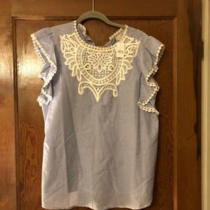 Cute and flirty lightweight, detailed top